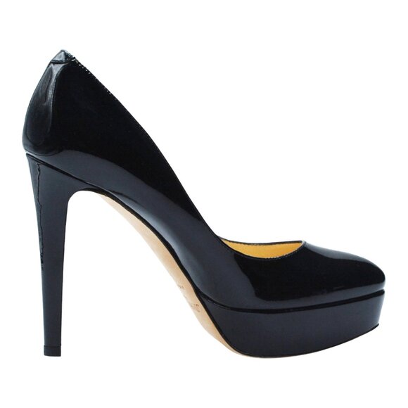 Jimmy Choo Patent Platform Pumps - Never Worn Out - Mint - Retail $975 - - Picture 2 of 6